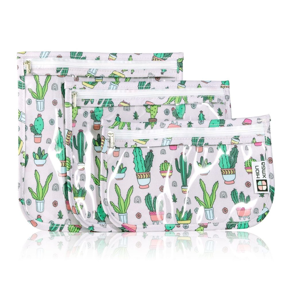 Tsa Approved Toiletry Bag, Set Of 3 Clear Travel Toiletry Bag Quart Size🐶